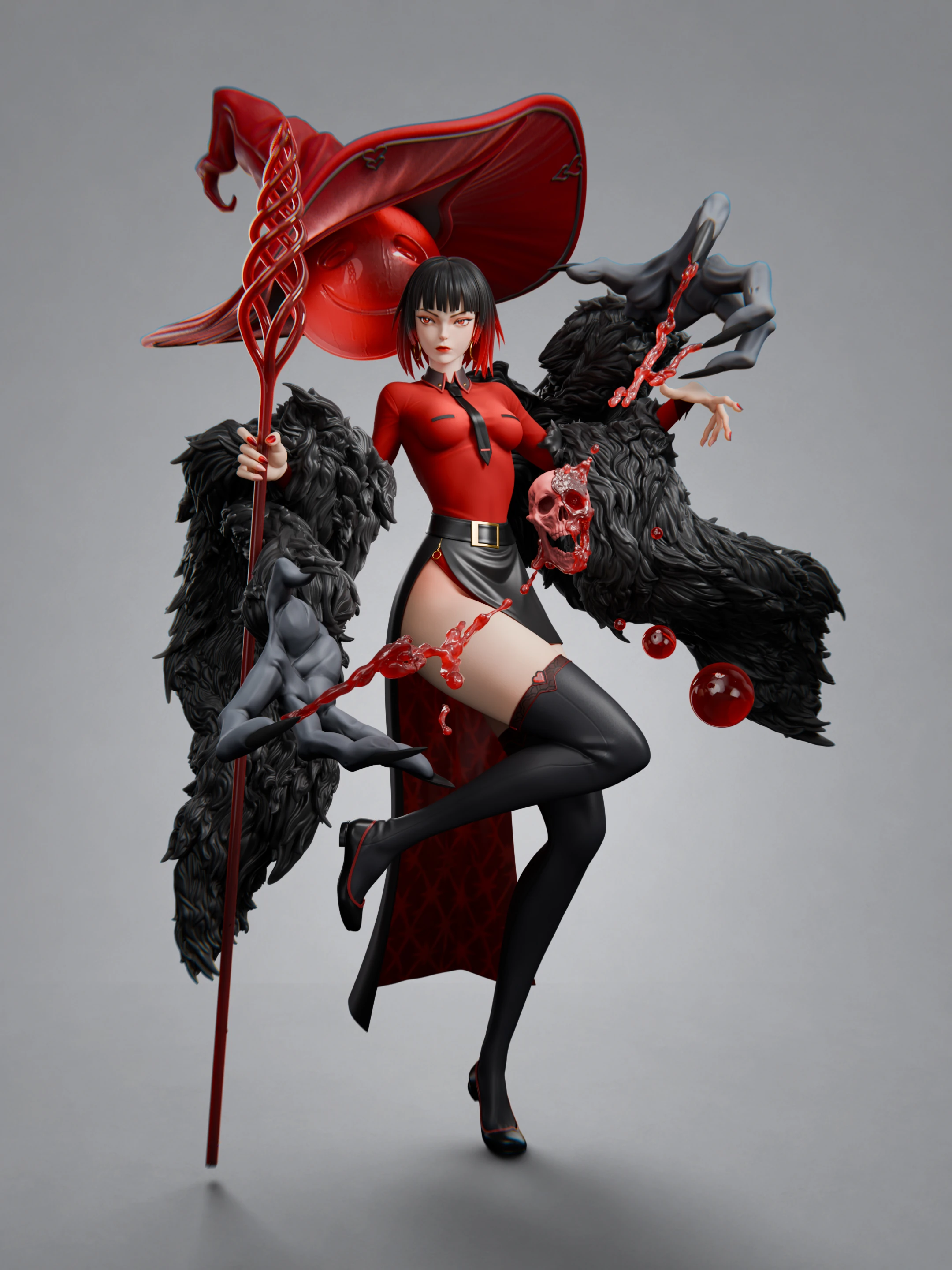 Raven Spirit灰色背景正面展示