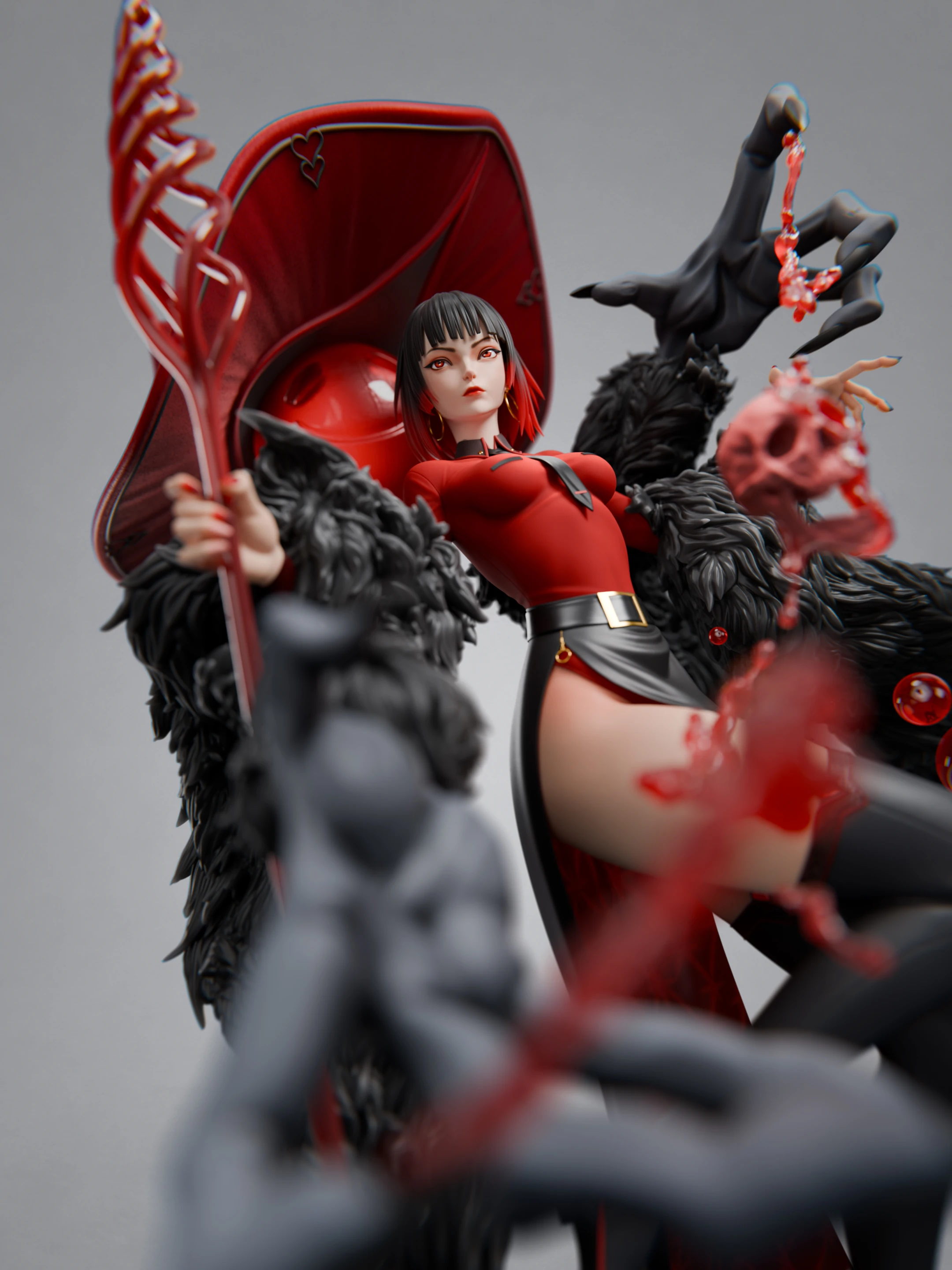 Raven Spirit仰视细节
