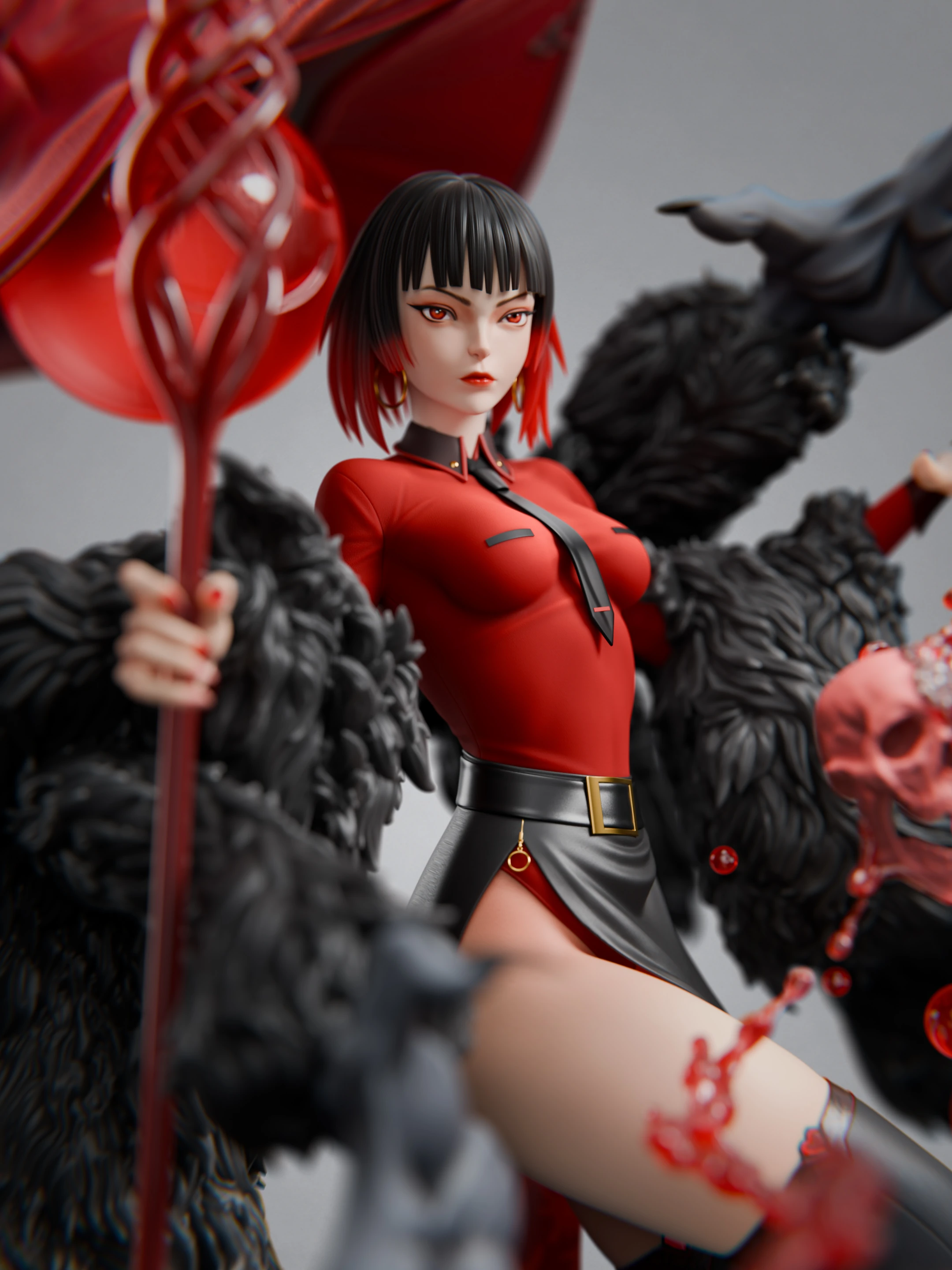 Raven Spirit面部细节