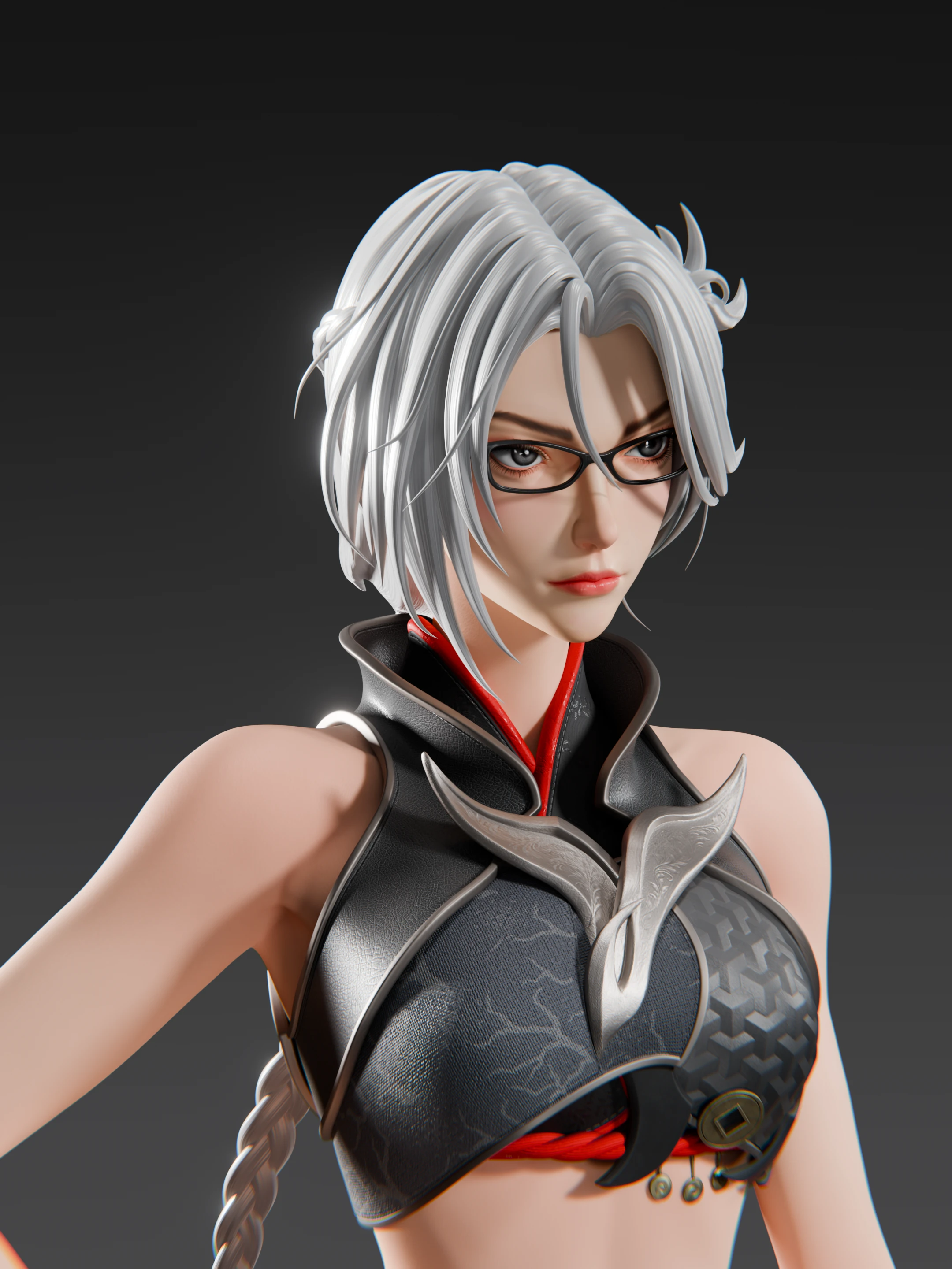 Silver Hair面部角度一