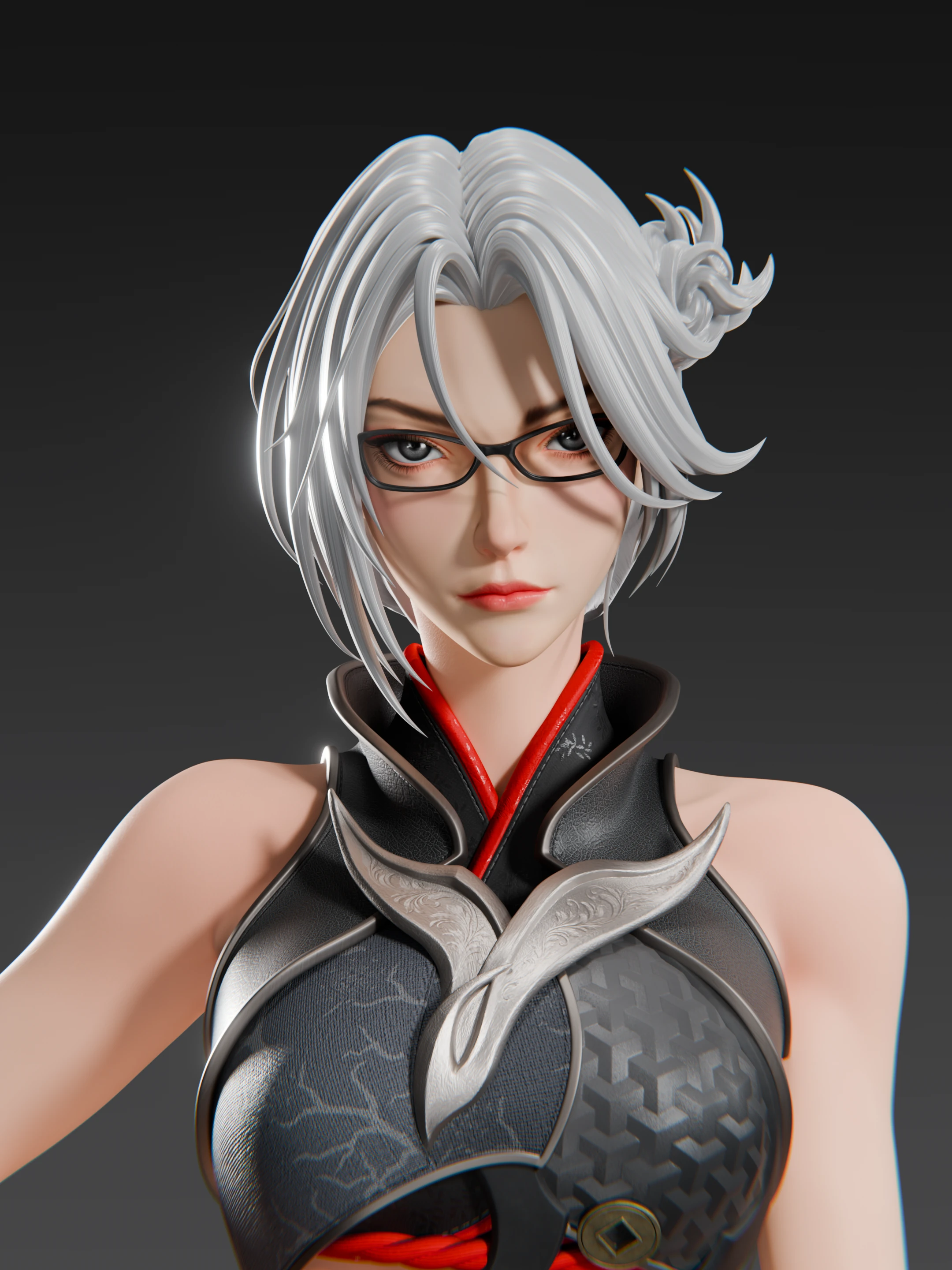 Silver Hair面部角度二